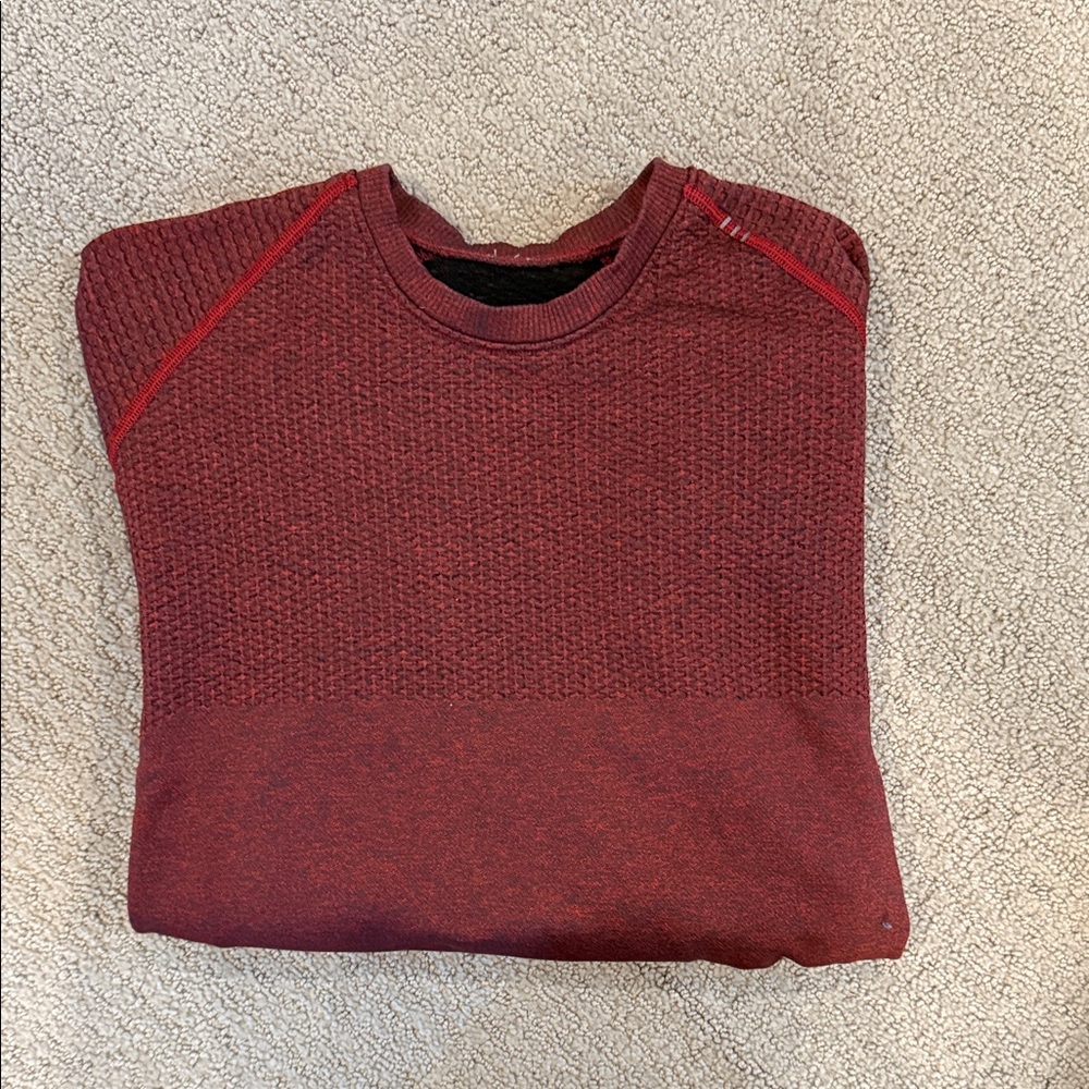 lululemon athletica Men's Burgundy Crewneck Sweater